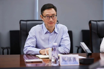 王志刚会见三一沉能董事长周福贵-3